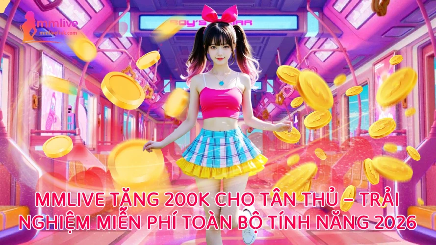 Mmlive Tặng 200k Cho Tân Thủ – Trải Nghiệm Miễn Phí Toàn Bộ Tính Năng 2026